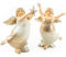 Logbuch-Verlag 2 Engel Weihnachten Figuren weiß Gold Geschenk Beste Freundin 19 cm