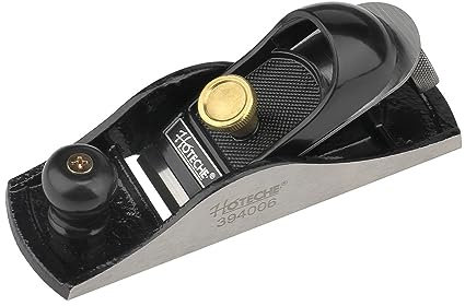 Hoteche Einhandhobel -175mm Körperlänge, 41mm Klingenbreite (Boden- und Seitenpräzisionsbearbeitung, Präzisionsguss, justierbare Klinge, glatte Oberfläche)