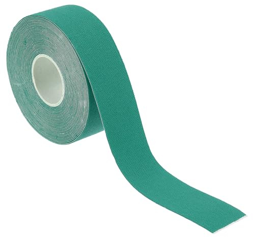 PATIKIL 5M x 2,5cm Nastro di Presa per Sport, Nastro Atletico Adesivo Antiscivolo Nastro Grip Yoga Rig Nastro Sportivo per Avvolgimento Esercizi Ginnastica, Verde Scuro