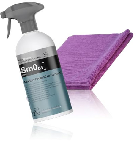 wortek Koch Chemie Marine Protective Sealant 0,5L Sm0.01 inkl Microfaser Poliertuch GFK Versiegelung zum Sprühen Gelcoat Versiegelung