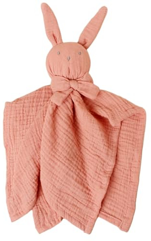 MLPKOI Doudou Lapin Mouchoir, Serviette de Bébé Jouets Serviette Apaisante d'Eveil Bébé Supersoft pour Nouveau-né Tollders Filles Garçons Meilleurs Cadeau