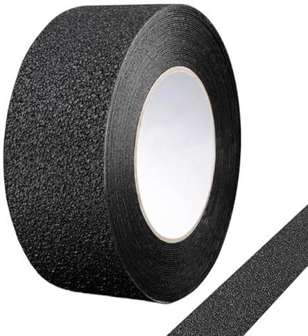 Generico Nastro Adesivo Antiscivolo | Strisce Antiscivolo Impermeabili per Scale, Docce E Corridoi con Presa di Sicurezza Ad Alta per Interni Ed Esterni, Bagno, Cucina, Piscina, Vasca da Bagno,