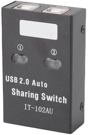 Fabater USB 2.0-väljarväljare Ansluter Effektivt två Datorer Till en Skrivare Enkel Hanteringsdesign för Kontorsbruk
