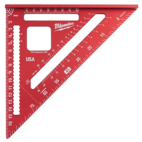 Equerre de charpentier métrique- 1pc MILWAUKEE ACCESSOIRES - 4932472124