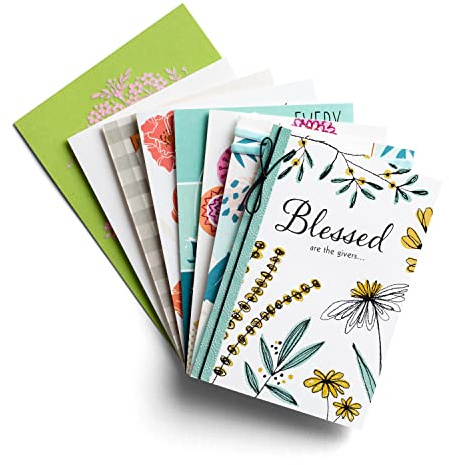 DaySpring - Thank You - 8 Appreciation Greeting Card Assortment with Envelopes (J4526)
