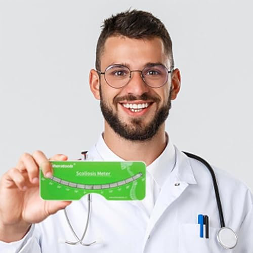 Tragbares Skoliose-Messgerät, medizinische Skoliose-Bewertung, Taschenskoliometer, medizinisches Messgerät zur Messung von Skoliose bei Erwachsenen und Kindern