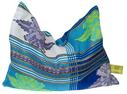 Miniblings Herbal Herb Pillow Cushion Health 26x18cm Blue Pattern Wellness Warm
