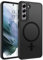BENTOBEN for Samsung Galaxy S21 Phone Case Magnetic [Compatible with MagSafe], Translucent Matte Back Slim Soft TPU Military Grade Protection Shockproof Cover for Samsung Galaxy S21 5G 6.2-Inch, Black