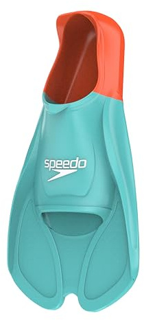 Speedo Unisex Biofuse Flossen für Schwimmtraining | Bequeme Passform | Ergonomisches Design | Schwimmtraining Arctic Glass 2-3