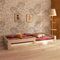 Need Sleep Montessori Bett Kinder Bodenbett 120x200 cm mit Rausfallschutz Lattenrost Kinderbett am Boden Niedrig Kids Floor Bed Bodentief aus Holz Mädchen Junge