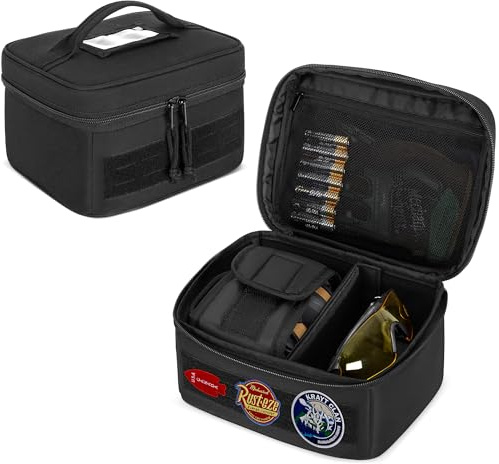 GOBUROS Sac de Transport pour Cache-Oreilles Et Lunettes pour Le Tir