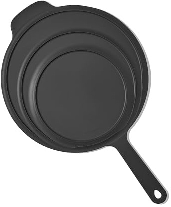 Made In Cookware | Frying Pan Silicone Universal Lid | 9 in 1 Design Fits Multiple Pans | Oven Safe 400F | Graphite