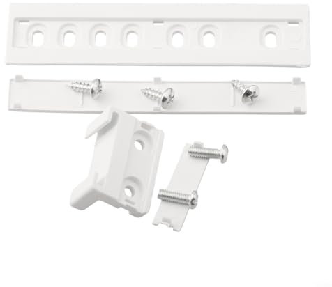 Built-In Refrigerator Slide Rails Mobile Storage Organizer System With Metal And Plastic Construction For Kitchen Appliances Shelves Easy Installation White 15x10x5cm