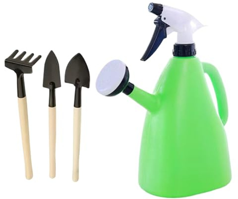 Plants Watering Can,Plants Watering Spray Bottle for Garden | 1L Adjustable Houseplant Sprinkler, Gardening Supplies for Driveway Lawn Farm Yard