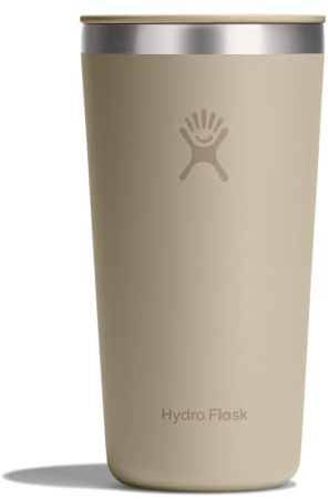 Hydro Flask 20 Oz All Around Tumbler Press-in Lid Oat Tan
