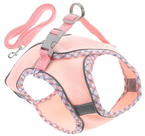 SHINEOFI Harnais pour Chien Multifonctionnel avec Corde Réglable Pratique pour Promenade et Confortable pour Chiot