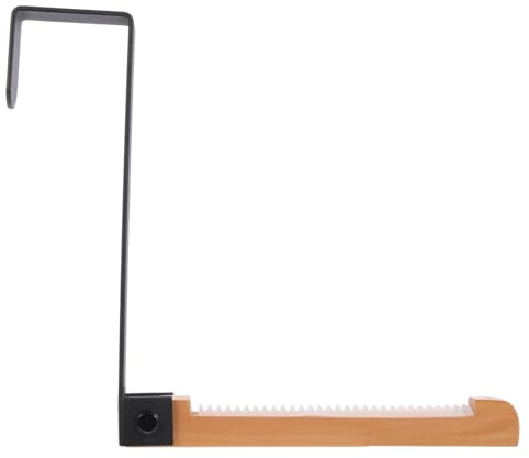 SHINEOFI Crochet à Vêtements Multifonction en Fer Noir sans Perçage, Porte-manteau Suspendu Porte Arrière, Crochet Porte-serviettes Robuste pour Chambre, Salle de Bain Cuisine, Rangement