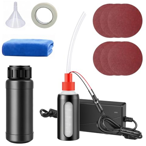 Kit de restauración de faros para automóvil, juego de deposición y pulido de faros, juego de reparación de faros, juego de deposición y pulido de faros para automóvil, para combatir amarilleamientos
