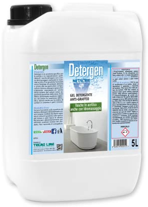 Limpiador y desengrasante antical para bañera de hidromasaje Teuco, Albatros, etc. Limpiador líquido de 5 L-