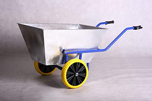 Kelberg kippbare 2-Rad Hof-Schubkarre 230L-OC mit PU Vollgummirädern