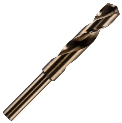 15mm HSS Cobalt Blacksmith Drill Bit - Reduced Shank Drill For Stainless Steel & Hard Metals