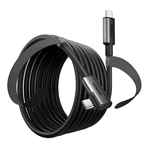 UGREEN Right Angle USB-C to USB-C Link Cable 5m Black