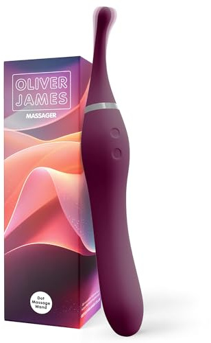 Oliver James Clitoral Vibrator Wand for Women with 10 Pleasure Modes