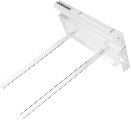 VINTORKY Clear Acrylic Display Stand for Collectibles Plate and Book Holder Stable Tabletop Rack for Albums Magazines Menus Tablets Space Saving Easy to Clean for Home Restaurant Retail Use