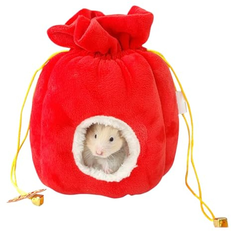 Yonuaret Cueva de hámster | Cálida cueva para animales pequeños como hábitat | escondite y refugio para hámsters | Para hurones, ratones, mascotas pequeñas, chinchillas, conejos y