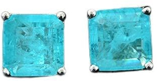 7 mm diamantörhängen 100% rena fina smycken bröllopspresenter 1