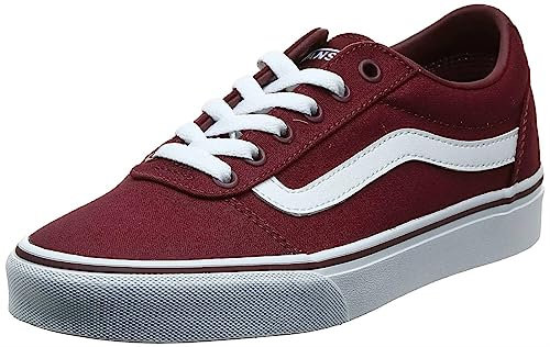 Vans Damen Ward Canvas Sneaker, Rot ((Canvas) Burgundy Olq), 36 EU