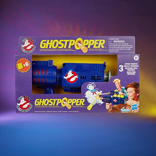 Ghostbusters Hasbro Kenner Classics Ghostpopper Retro Blaster mit 6 Schaumstoff-Projektilen, für Kinder ab 8 Jahren