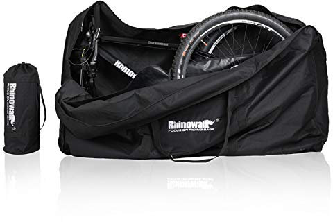 HUNTVP Bike Travel Bag Bicycle Transport Carrying Case with a Carry Bag for 26-29inch Folding Bike Foldaway Bicycle