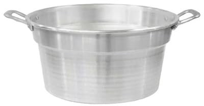 Pentola Caldaia in Alluminio Pesante per Pomodori 36 cm