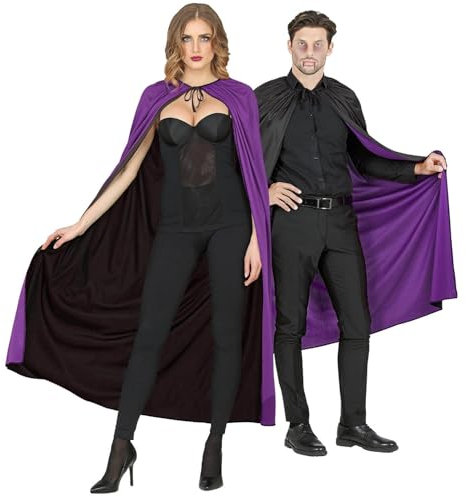 Widmann 03247 03247 Cape de Vampire Magicien Halloween Accessoire 130 cm Unisexe - Adulte Multicolore Taille unique