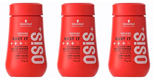 3x Schwarzkopf Osis Dust it Powder 10g
