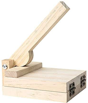 Pressa manuale per tortilla in legno per pasta e ravioli