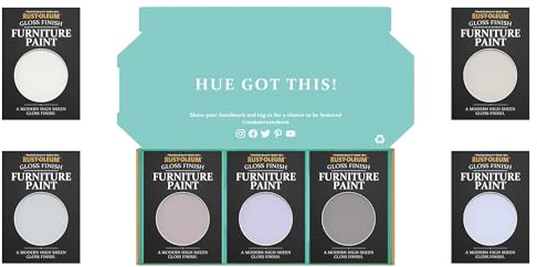 Rust-Oleum Furniture Paint in Gloss Finish – Pastel Purples Tester Box