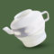Collapsible Portable LooBud Travel Bidet, Bodna, Lota, Shatafa - 1L (White, One Size)