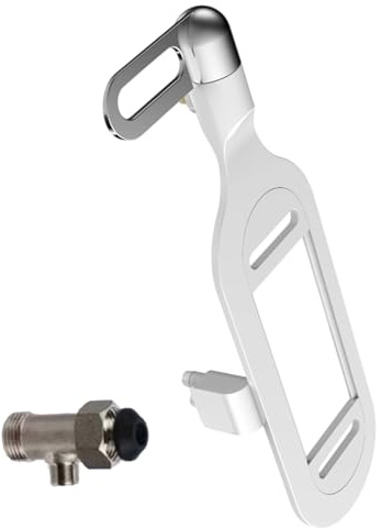 Accesorio de bidé para inodoro con doble boquilla retráctil, no eléctrico, ajustable, presión de agua para inodoro