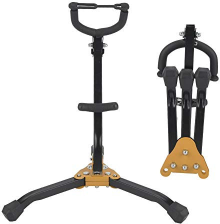 Saxophonständer, Tragbarer Saxophon Ständer Tenor für Alt und Tenorsaxophon Verstellbarem, Tragbarer Saxophon Ständer Professionell Ständer für Saxophon (38.5 * 37cm)