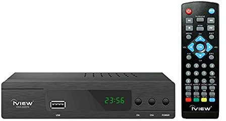iView 3300STB ATSC Converter Box with Recording, Media Player, Built-in Digital Clock, Analog to Digital, QAM Tuner, HDMI, USB 3300STBA (New firmware)