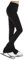 Mädchen Dame Eiskunstlauf Praxis Strumpfhosen Schlittschuh Hosen Warme Fleece Leggings Über Die Boot Hose Outdoor Sport,Schwarz,S