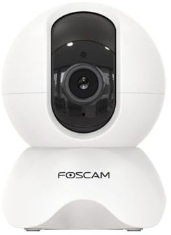 Foscam Cámara IP X5 Blanca WiFi/LAN 5MP, Seguridad, Detección Humana, Audio, Visión Nocturna.