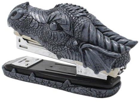OSALADI Alligator Stapler Resin Craft Office Desktop Decor for Stationery School Supplies Cute Desk Accessories Shape Stapler