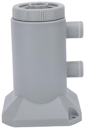 Tnfeeon Bomba de Filtro de Piscina 9.8 Pies Bomba de Filtro de Cartucho de Piscina de bajo Ruido para Mejorar la Filtración de Circulación Herramienta de Limpieza de la Piscina (Enchufe de la UE)