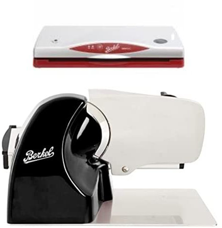 YesEatIs Berkel - Cortadora Home Line 250 + Minivac - The Berkel System (Negro)