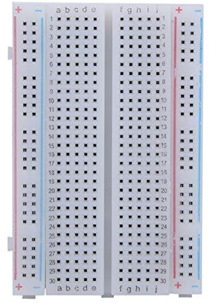 Fafeicy 400 Breadboard, 400 Tie-Points Breadboard, 400 Tie Point Solderless Prototype PCB Board Kit for Proto Shield Distribution Connecting Blocks 85 x 55mm/3.35 x 2.17in(1 Pack)