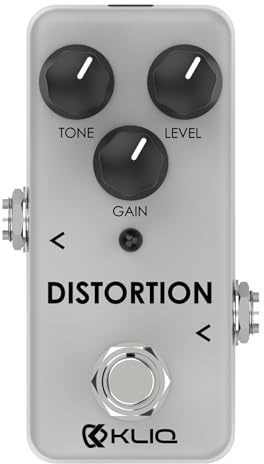 KLIQ Tiny-Distortion Effect Pedal for Guitar & Bass