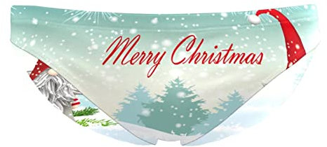 VBFOFBV Pantaloncini Jammer da Nuoto a Gamba Quadrata da Uomo, Jammer da Bagno da Uomo,Gnomi svedesi di El del Fumetto di Natale